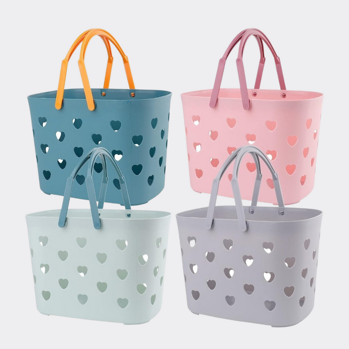 Portable Shower Caddy Plastic Basket