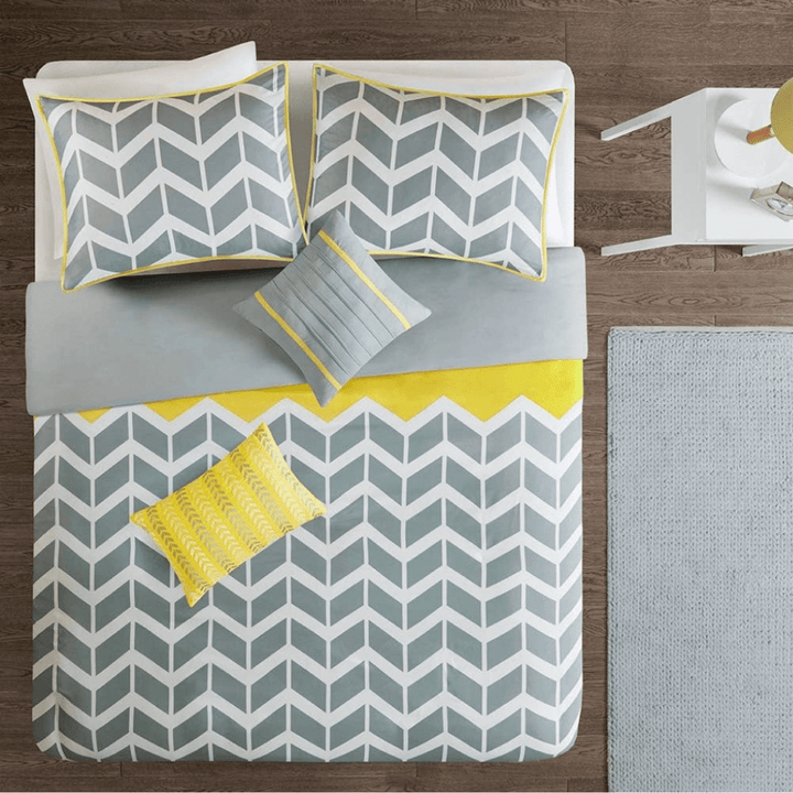 Chevron Pop College Dorm Comforter Set