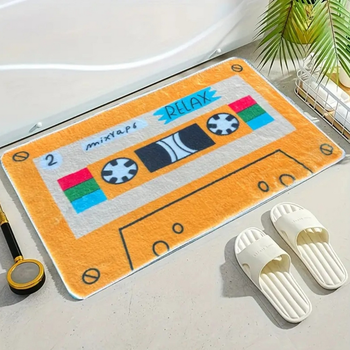 Retro Tape Pattern Mat Rug