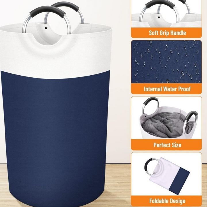 Waterproof Laundry Basket with Handles