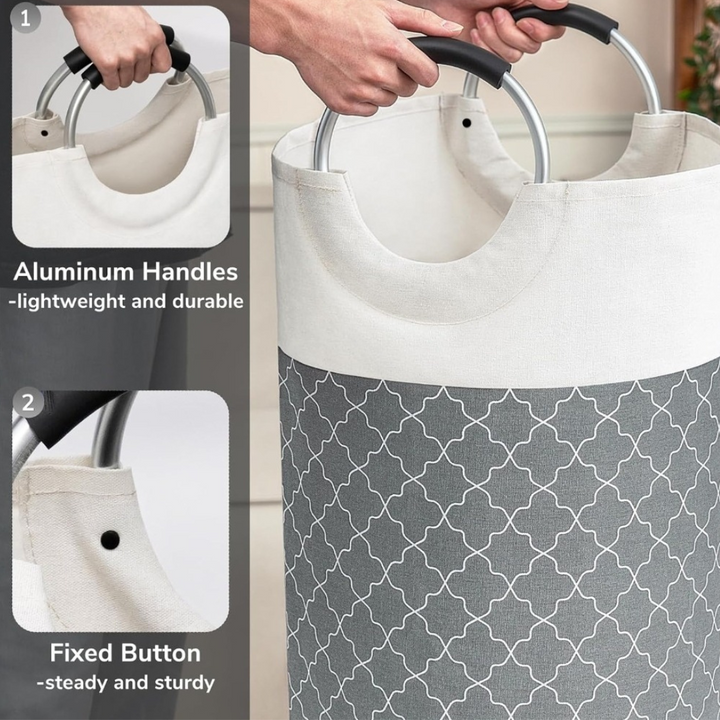 Waterproof Laundry Basket with Handles