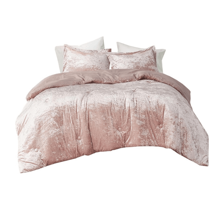 Soft Velvet Lush College Dorm Bedding Comforter Set