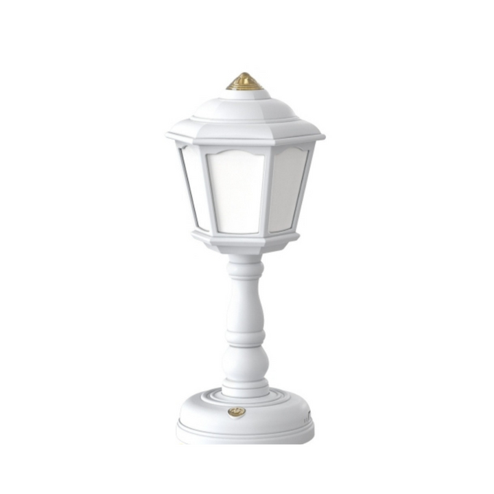 Mini Retro Table Desk Lamp - White