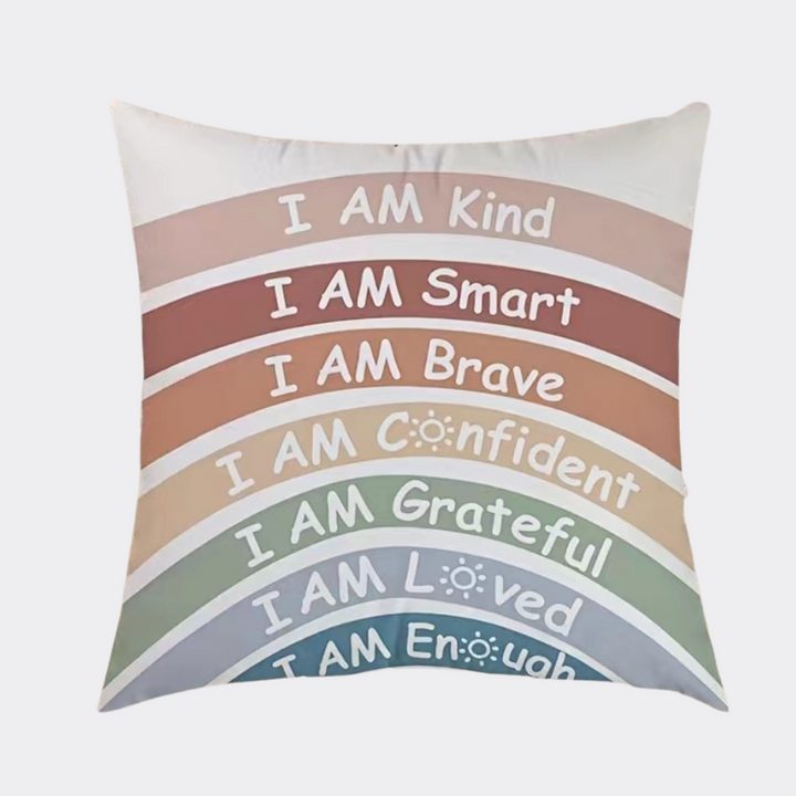 Inspirational Quote Throw Pillowcase