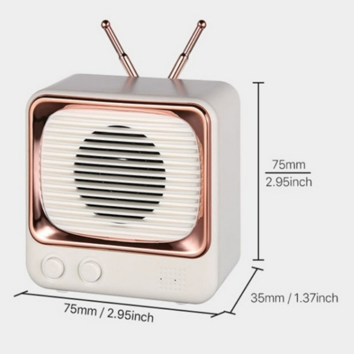 Portable Retro Bluetooth Wireless Mini Speaker