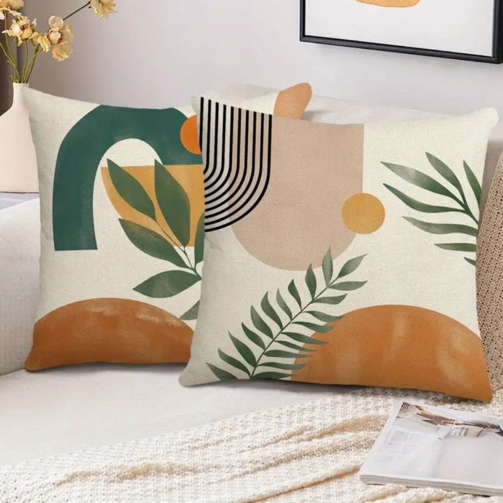 Abstract Bohemian Throw Pillow Covers