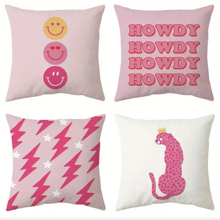 Aesthetic Y2k Preppy Throw Pillow Covers