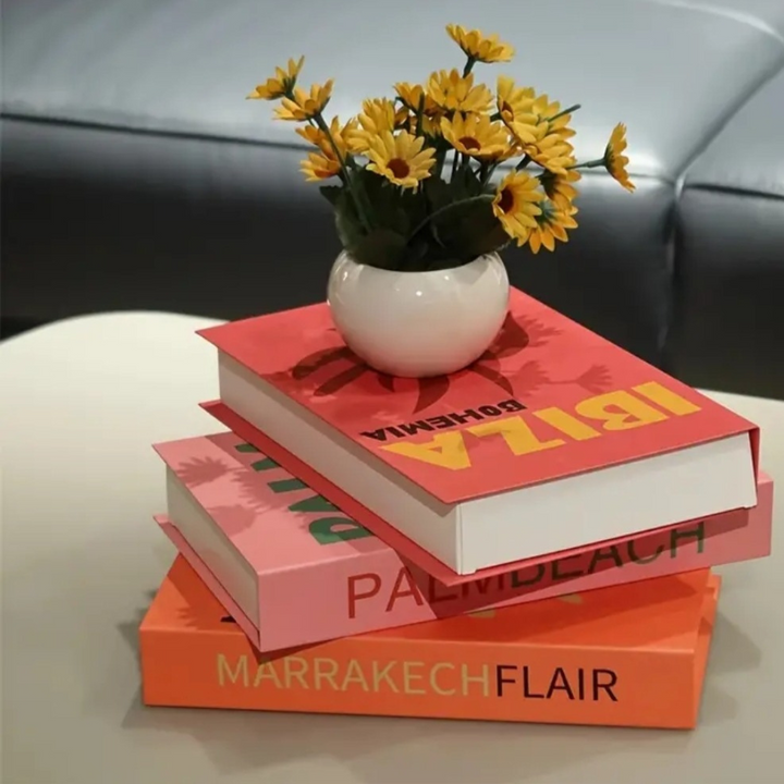 Aesthetic Fake Table Book Ornament