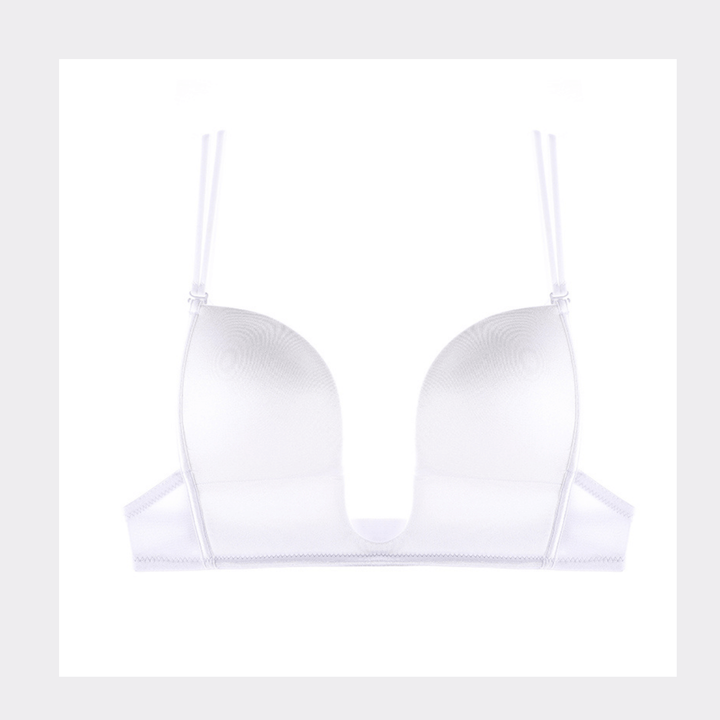 Breathable Custom Deep V Nylon Bra