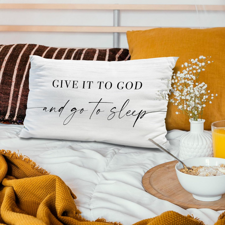 Give it to God Decorative Pillow