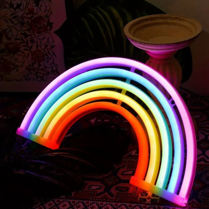 Rainbow Neon Wall Light