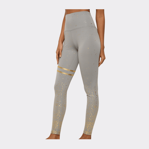 Color Block Active Leggings - Gray