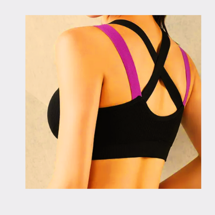 Cross Over Strap Fitness Bra