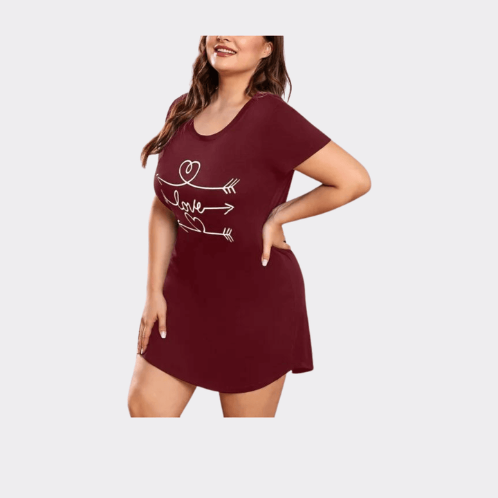 Comfy Lounge Nightwear Mini Dress